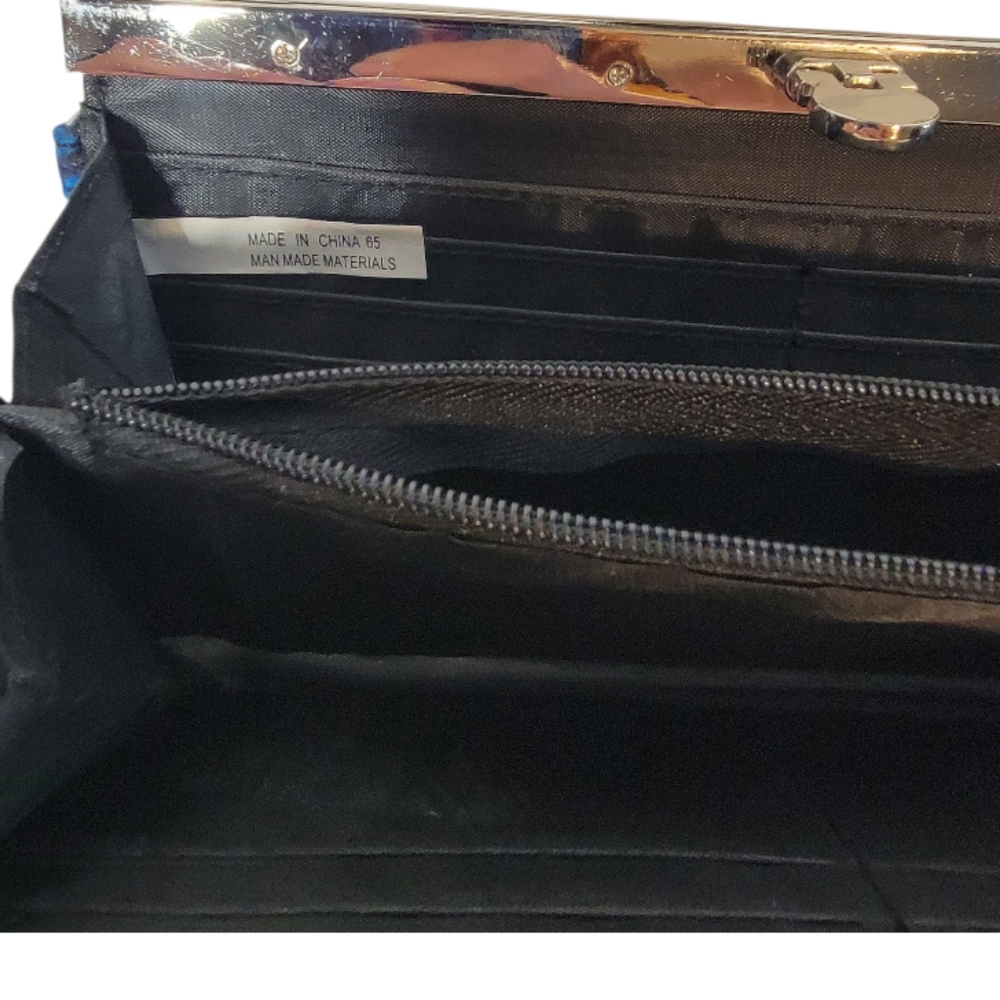 Rainbow Snake Print Clutch Wallet - Picture 5 of 5